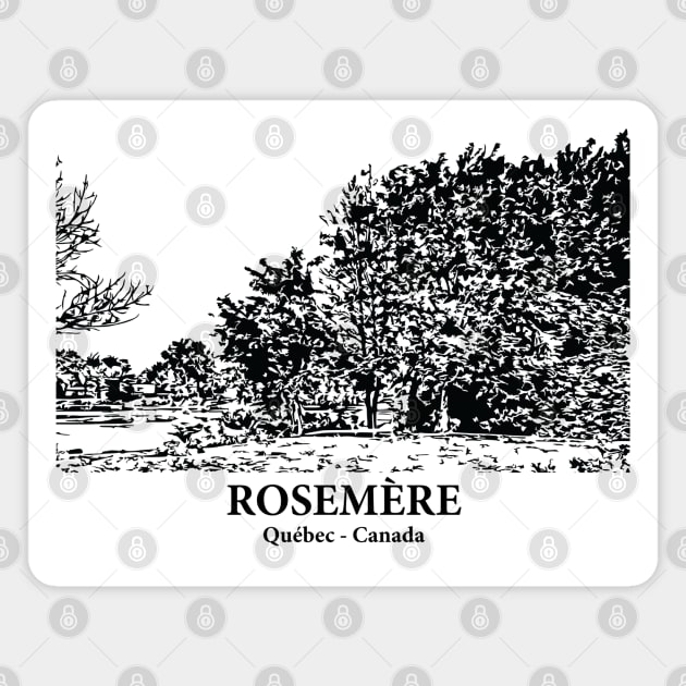 Rosemère - Québec Magnet by Lakeric